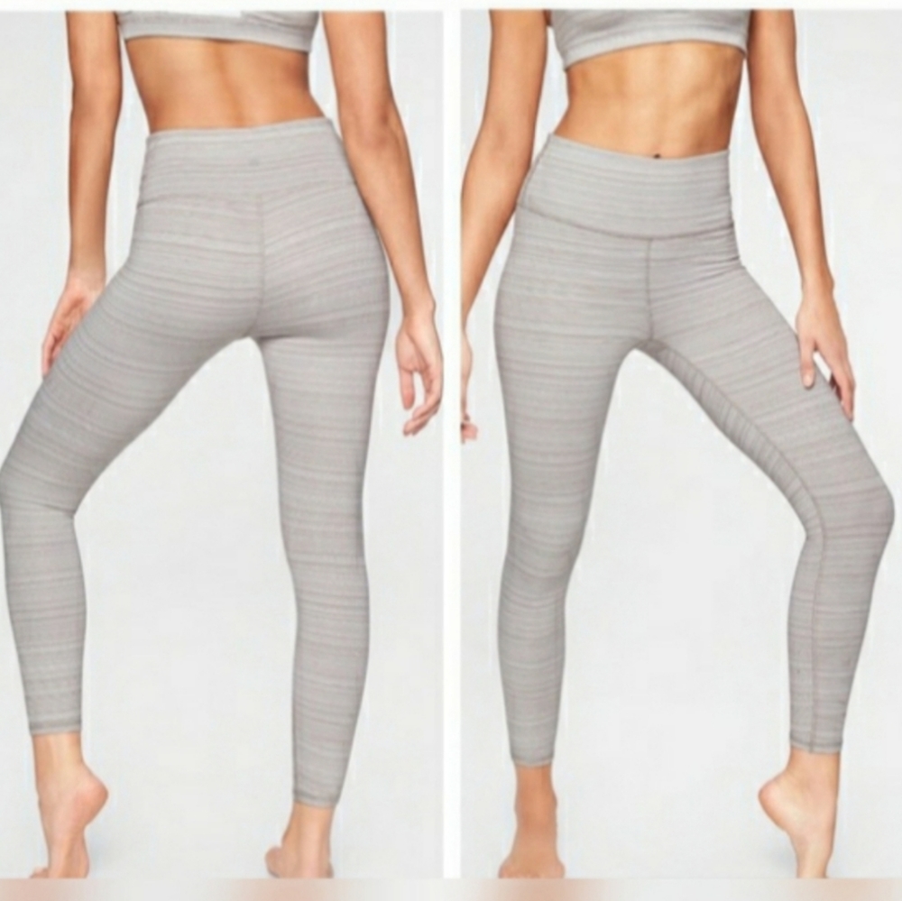 Athleta High Rise Jacquard Chaturanga Leggings